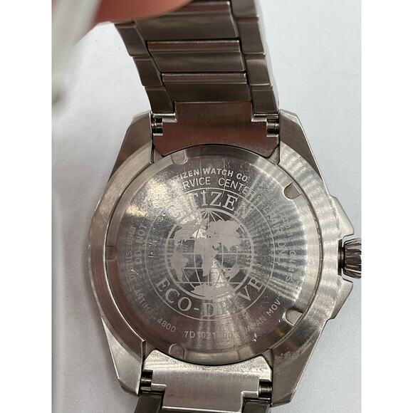 Citizen Eco Drive Driver 200m Men's Watch, about 44mm- Silver/Blue - Picture 8 of 8